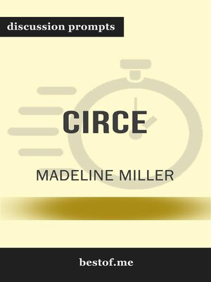 cover image of Summary--"Circe" by Madeline Miller | Discussion Prompts